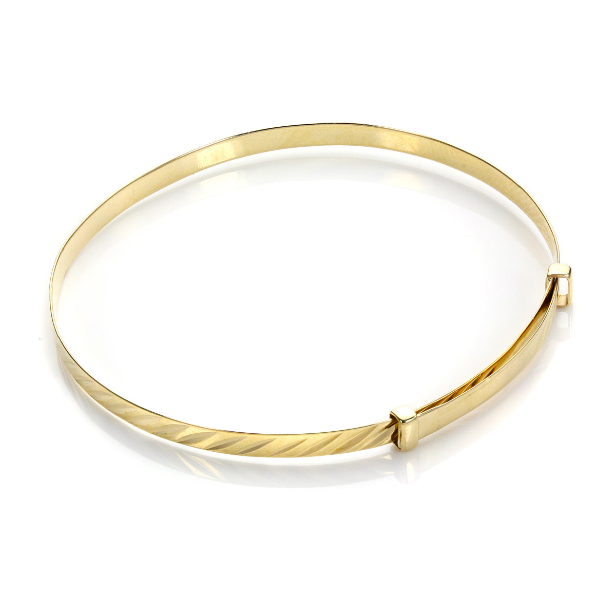 9ct Gold Expandable Baby Bangle