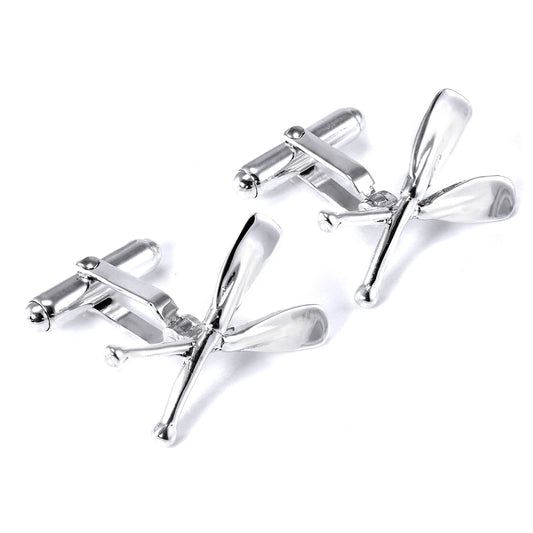 Sterling Silver Boat Oar Cufflinks