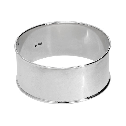 Sterling Silver Plain 45mm Engravable Napkin Ring