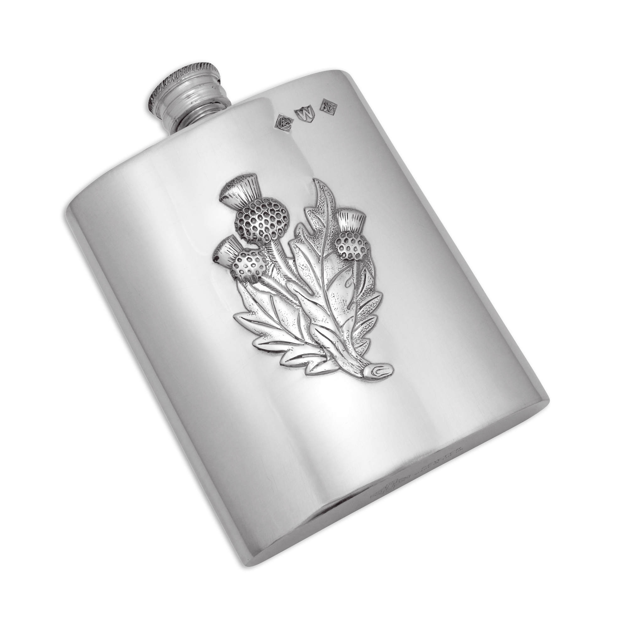 Sayers London Handmade 6oz Pewter Hip Flask – Jewellerybox – Made In UK – HFE-605