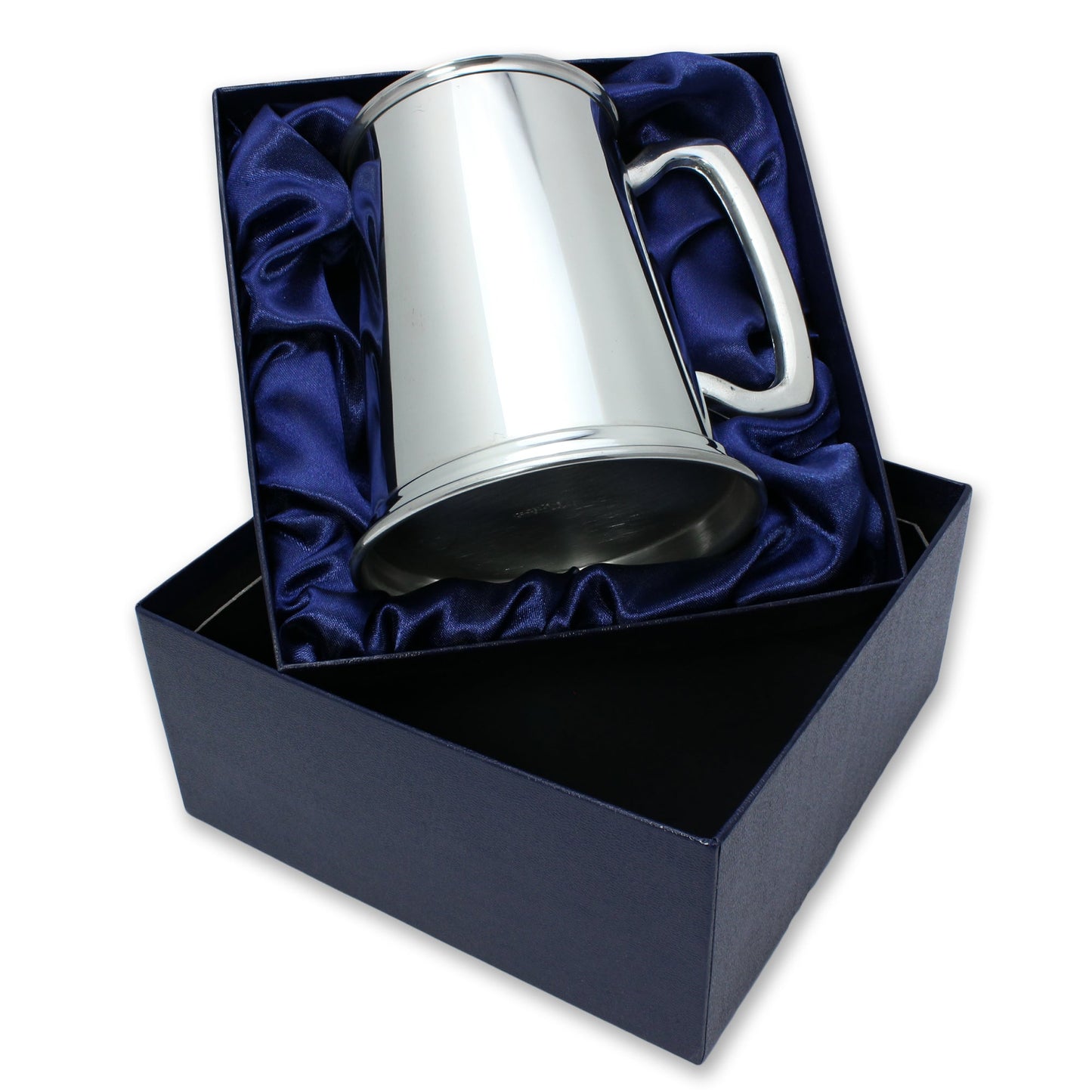 Handmade Pewter Plain 1 Pint Tankard