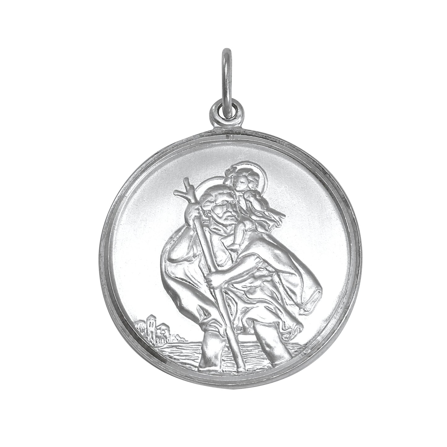 Sterling Silver St Christopher Pendant