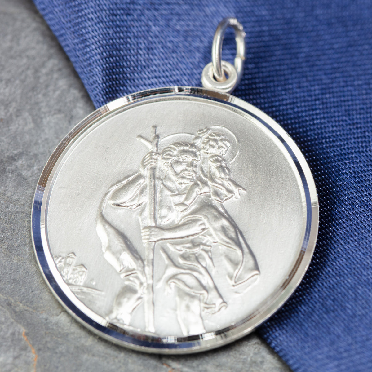 Sterling Silver St Christopher Pendant