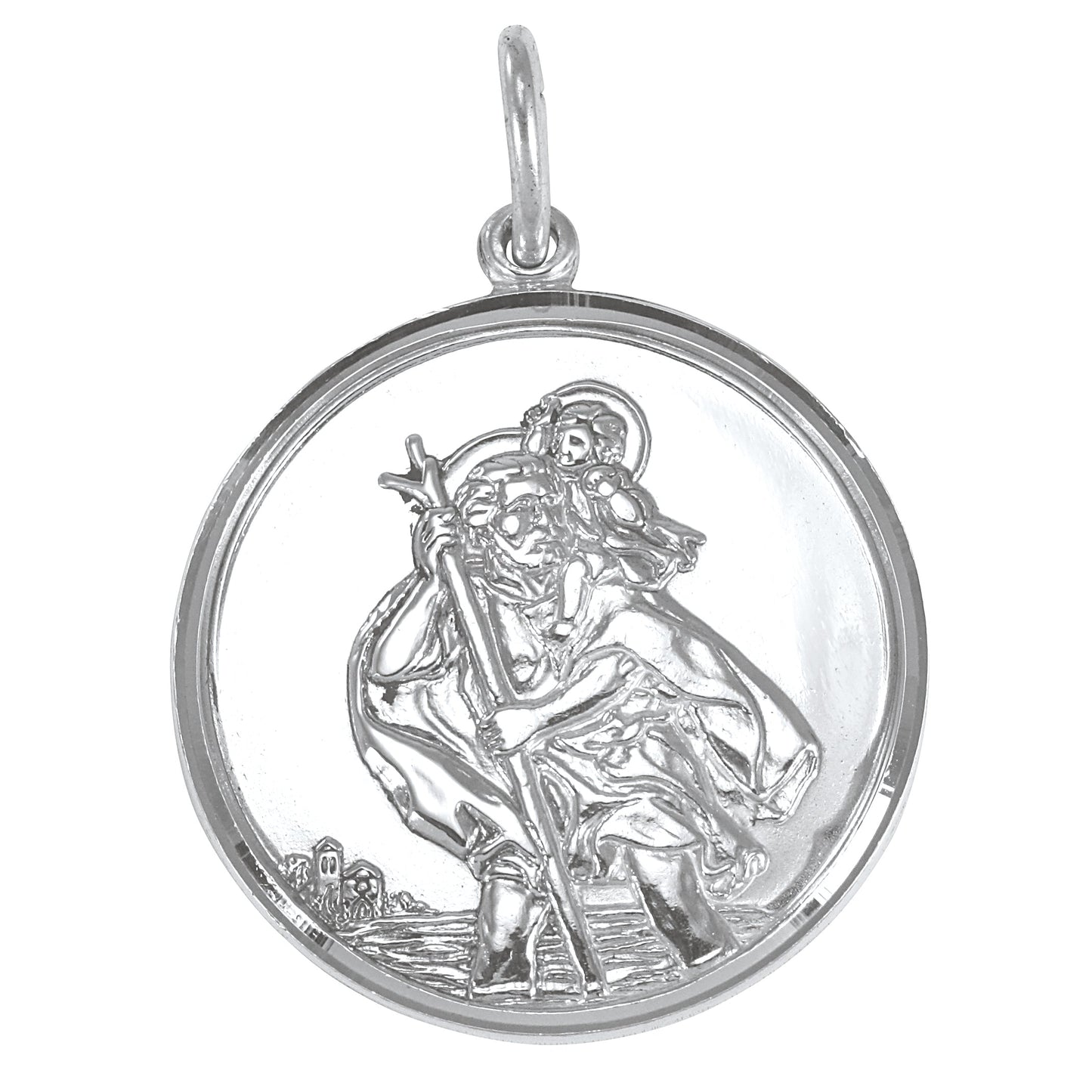 Sterling Silver St Christopher Pendant