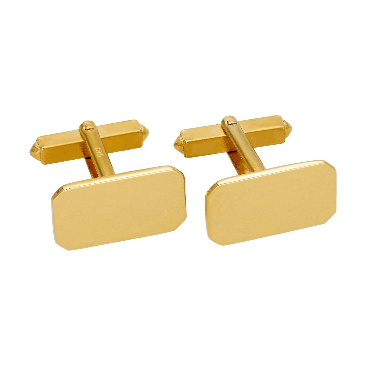 9ct Gold Classic Swivel Back Cufflinks