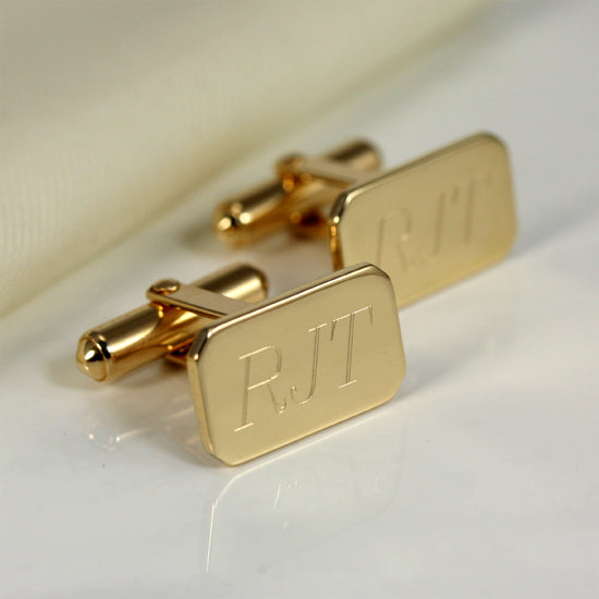 9ct Gold Classic Swivel Back Cufflinks