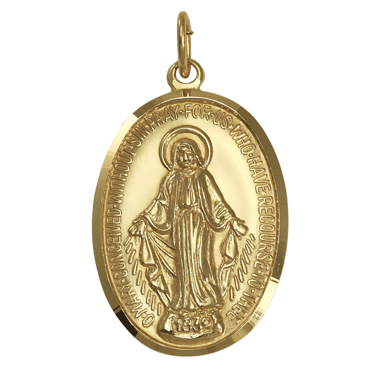 Gold Miraculous Medal