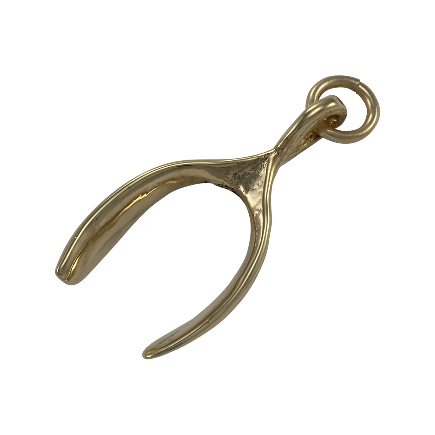 9ct Gold Wishbone Charm