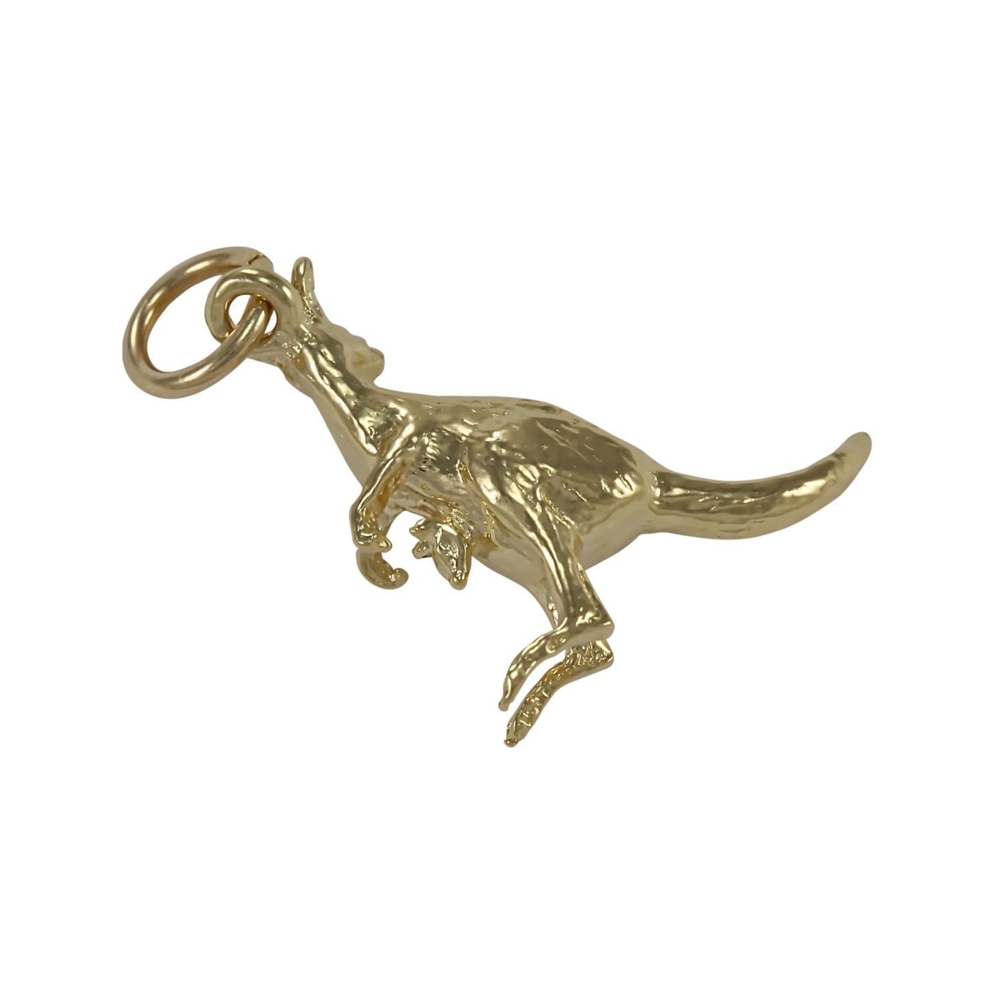 9ct Gold Kangaroo and Joey Charm