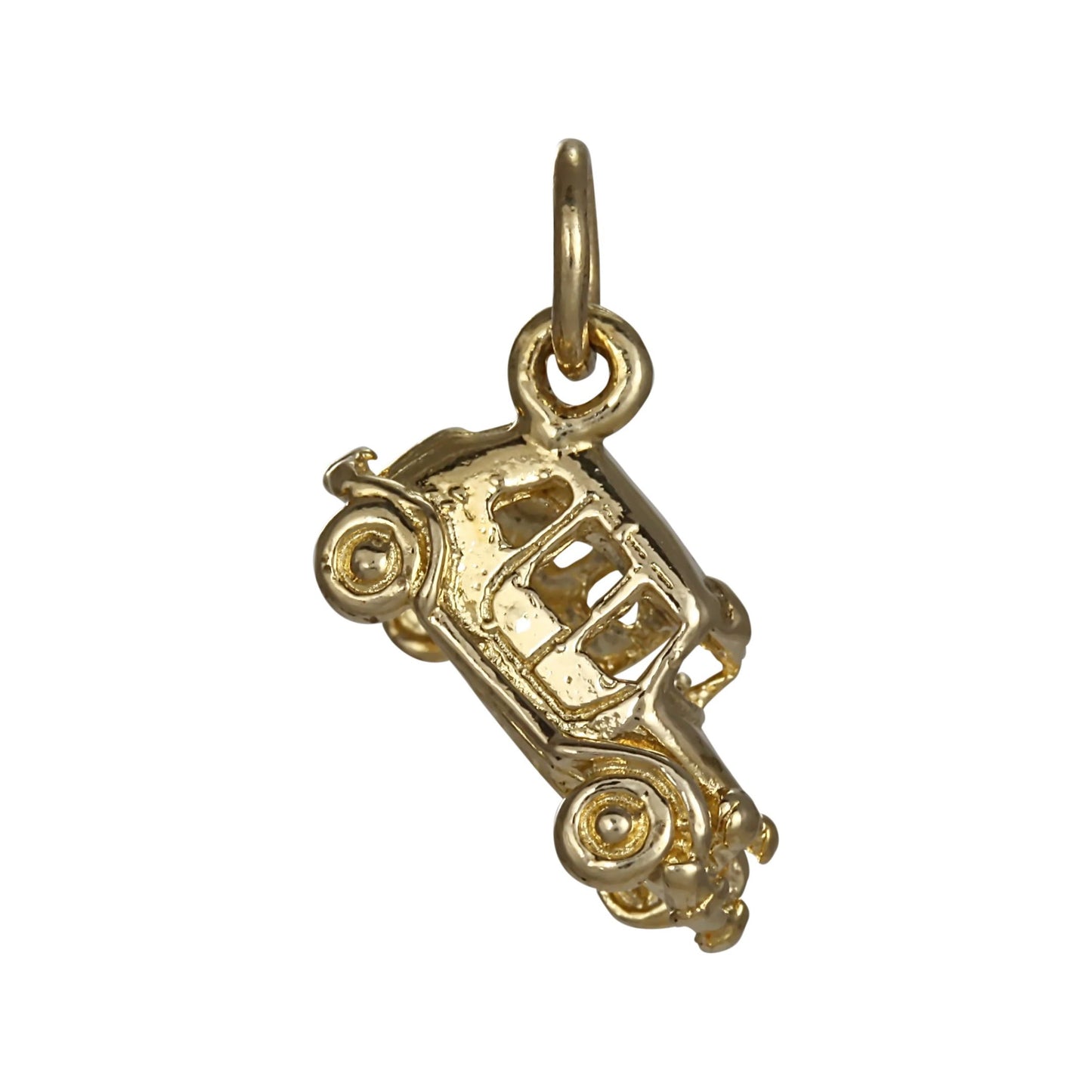9ct Gold Small Hackney Cab Charm