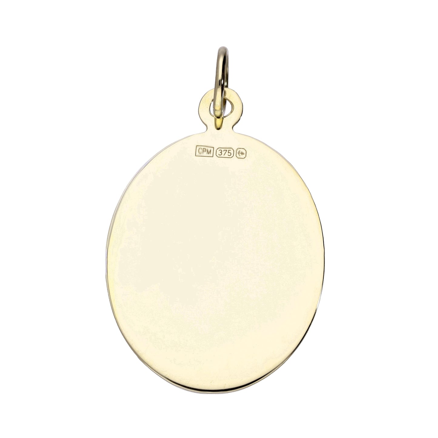 9ct Gold Oval Saint Christopher Pendant