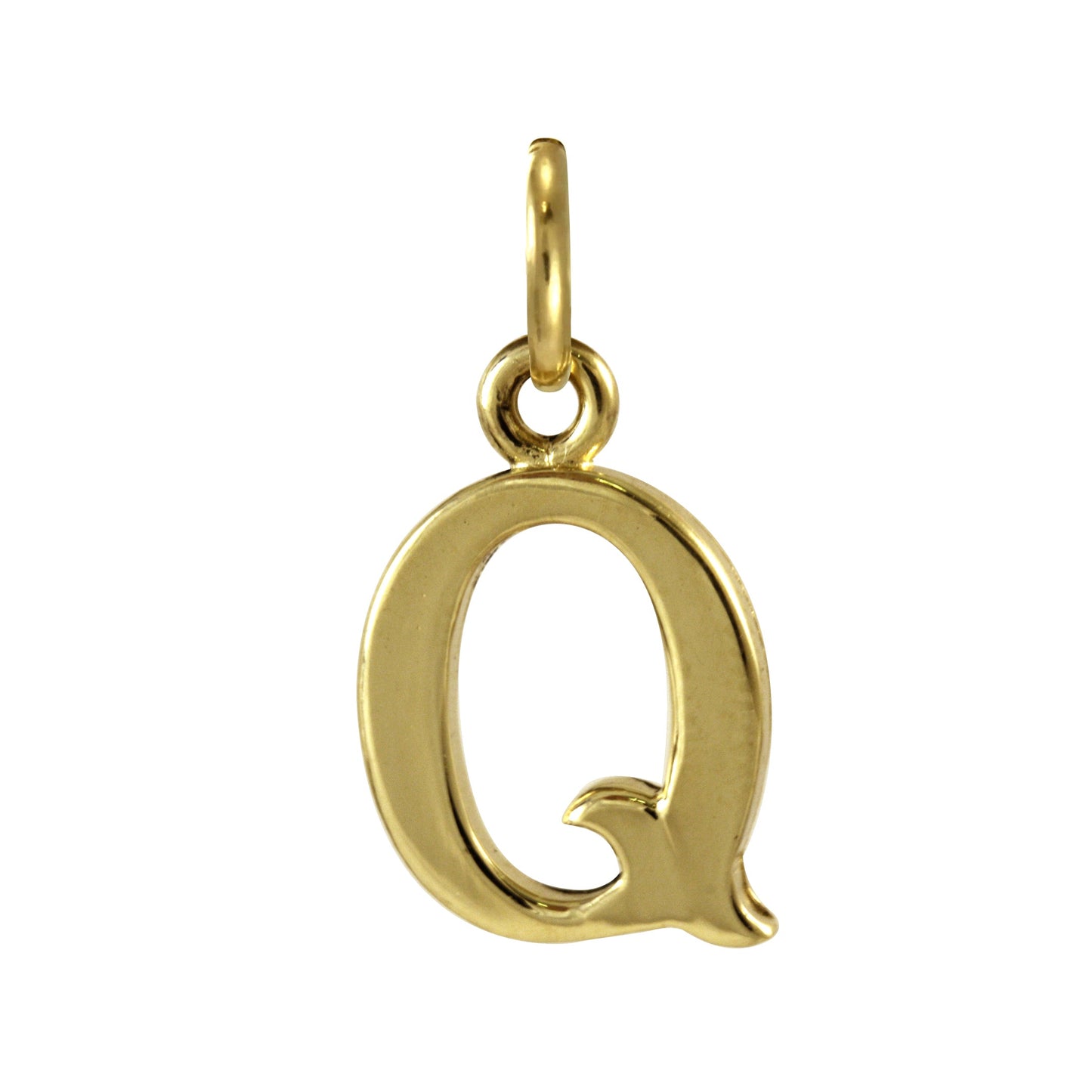 9ct Gold Letter Alphabet Charm A - Z