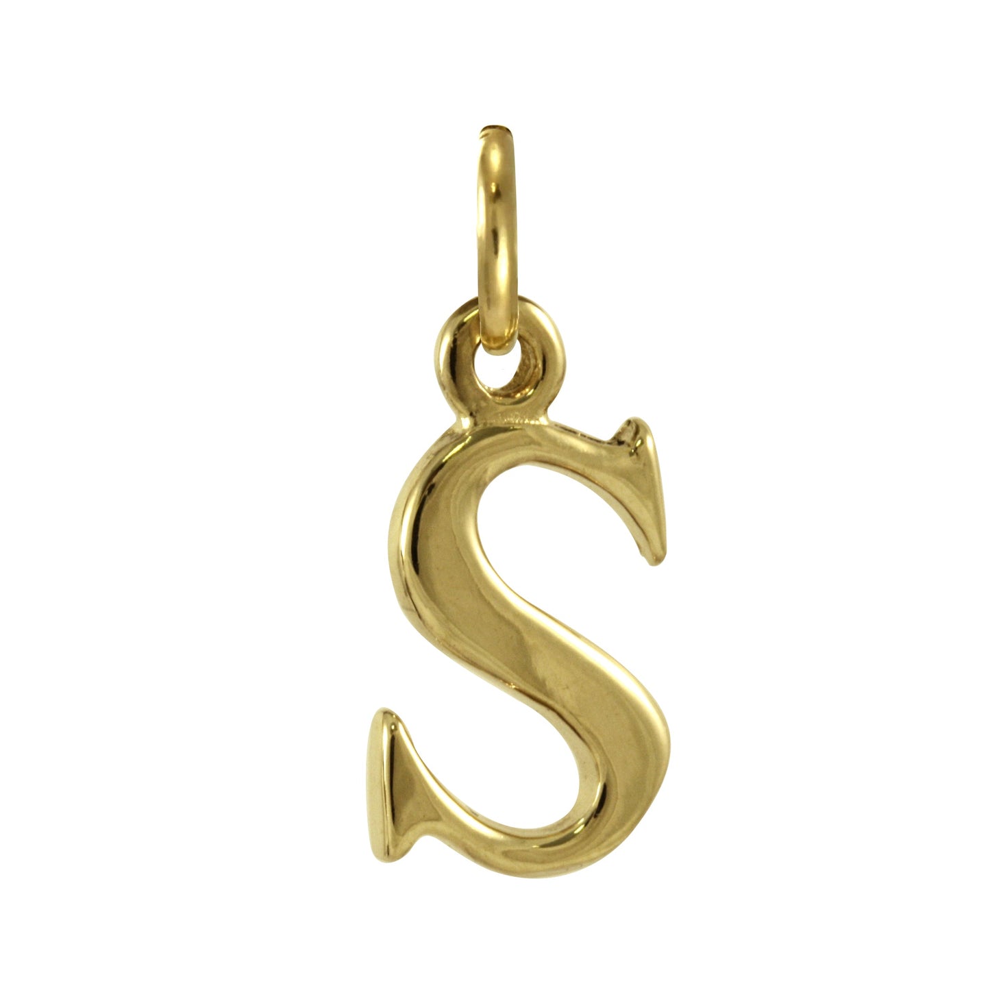9ct Gold Letter Alphabet Charm A - Z