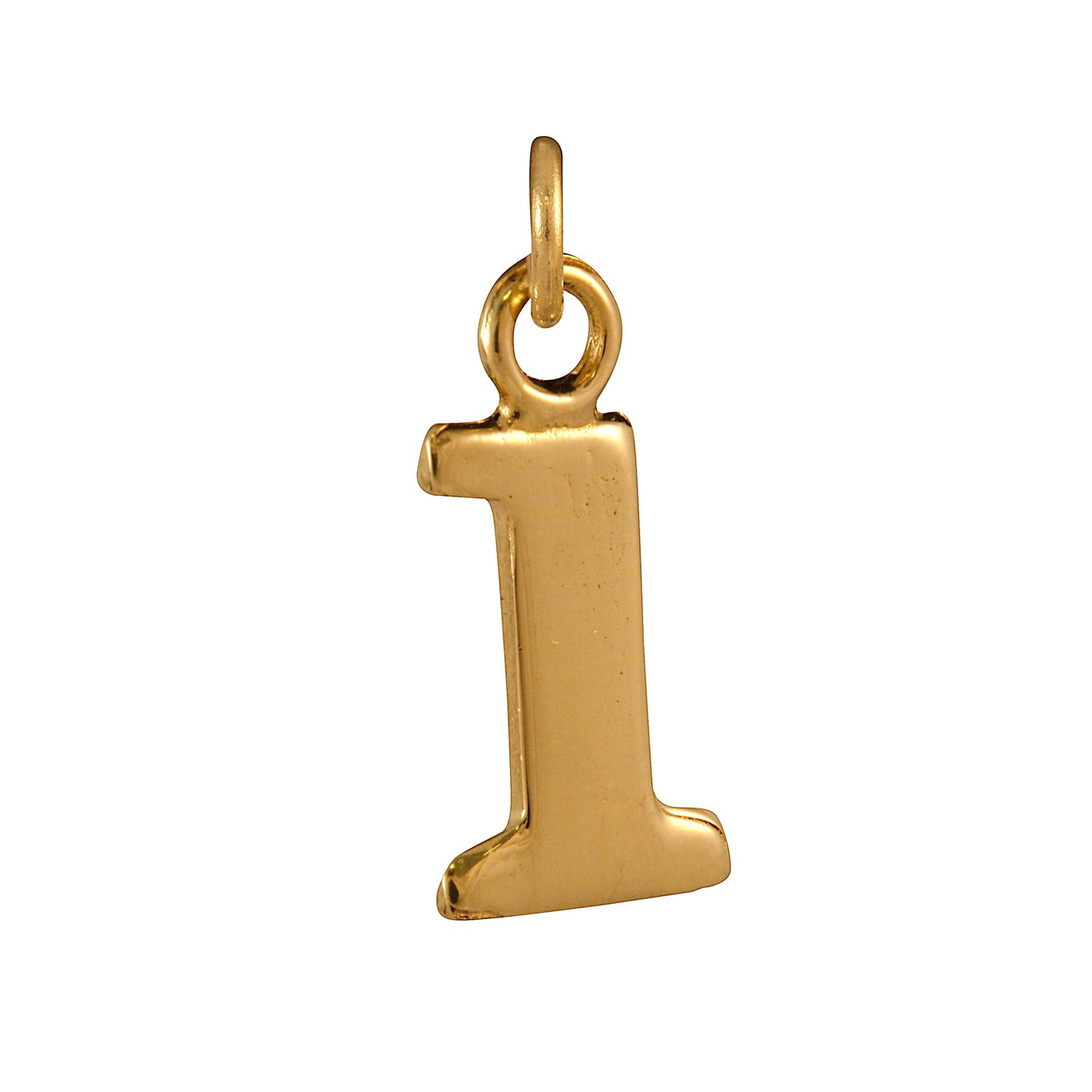 9ct Gold Number Charm 0 - 9