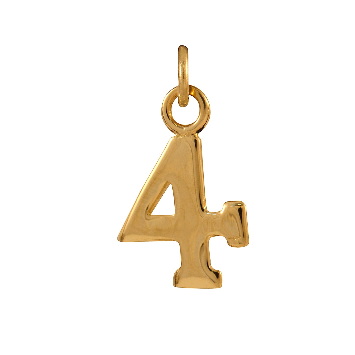 9ct Gold Number Charm 0 - 9