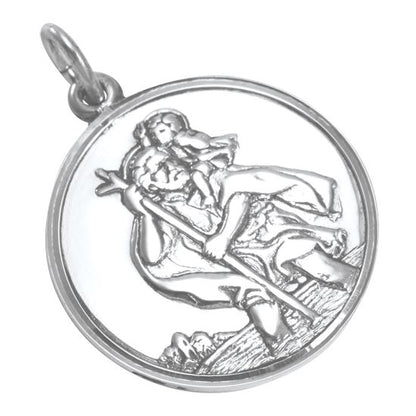 Sterling Silver St Christopher Pendant