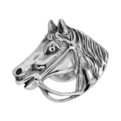 Sterling Silver Horse Head Tie Tack