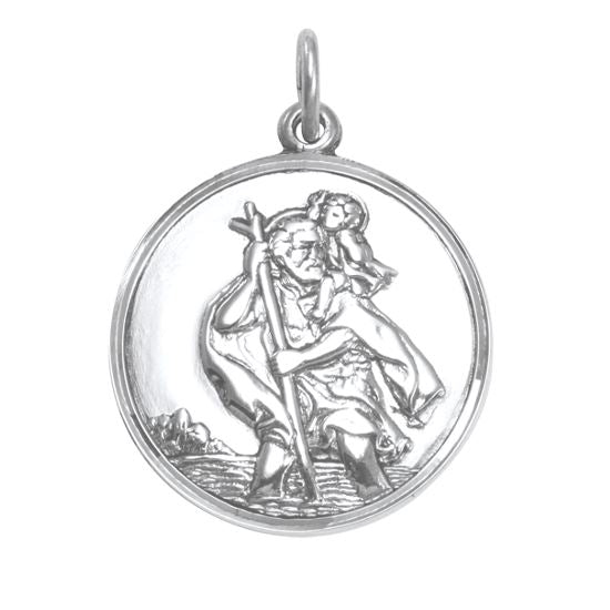 Sterling Silver St Christopher Pendant