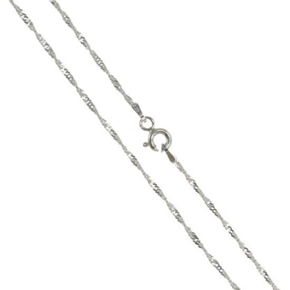 Sterling Silver Singapore Chain