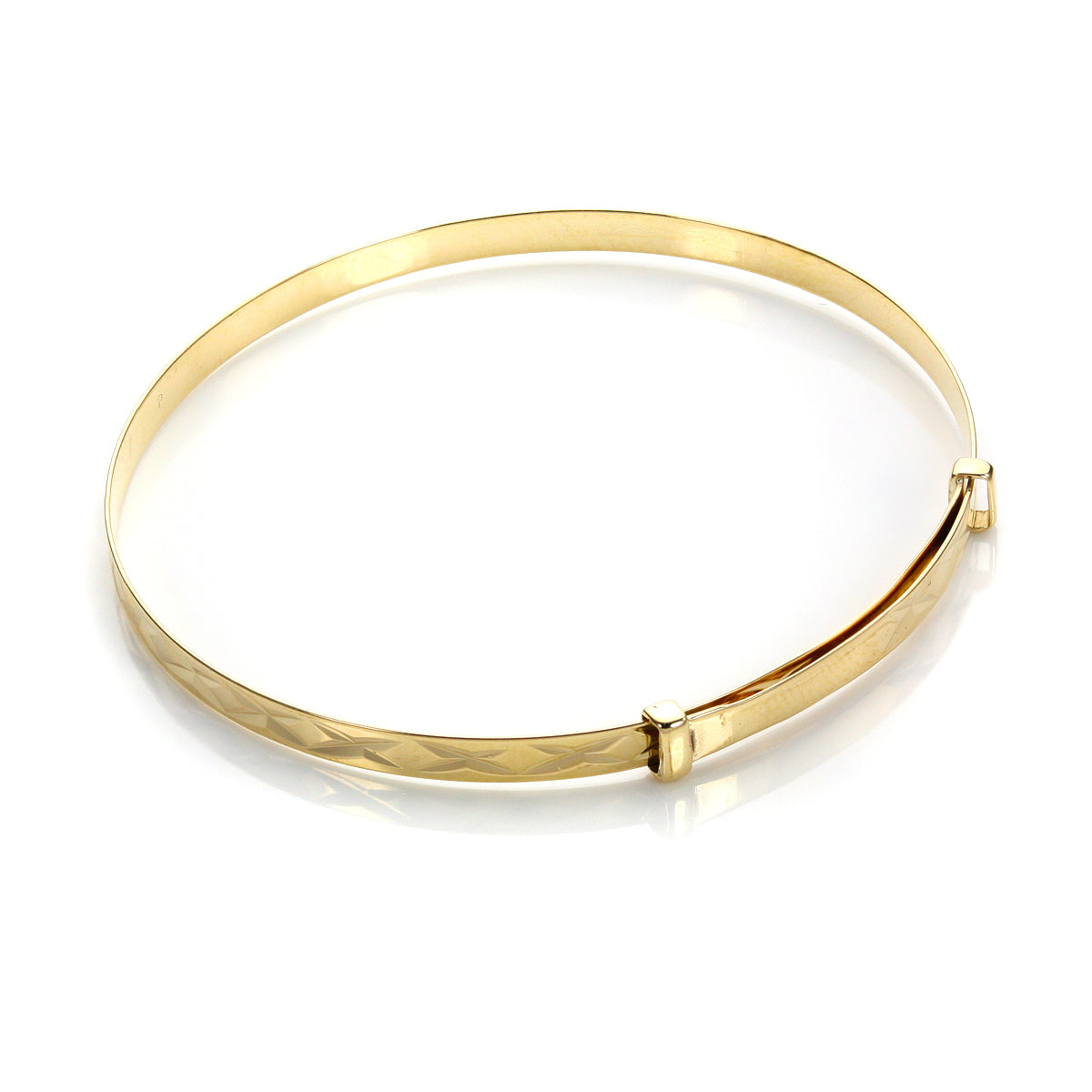 9ct Gold Expandable Baby Bangle