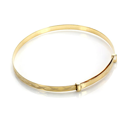 9ct Gold Expandable Baby Bangle
