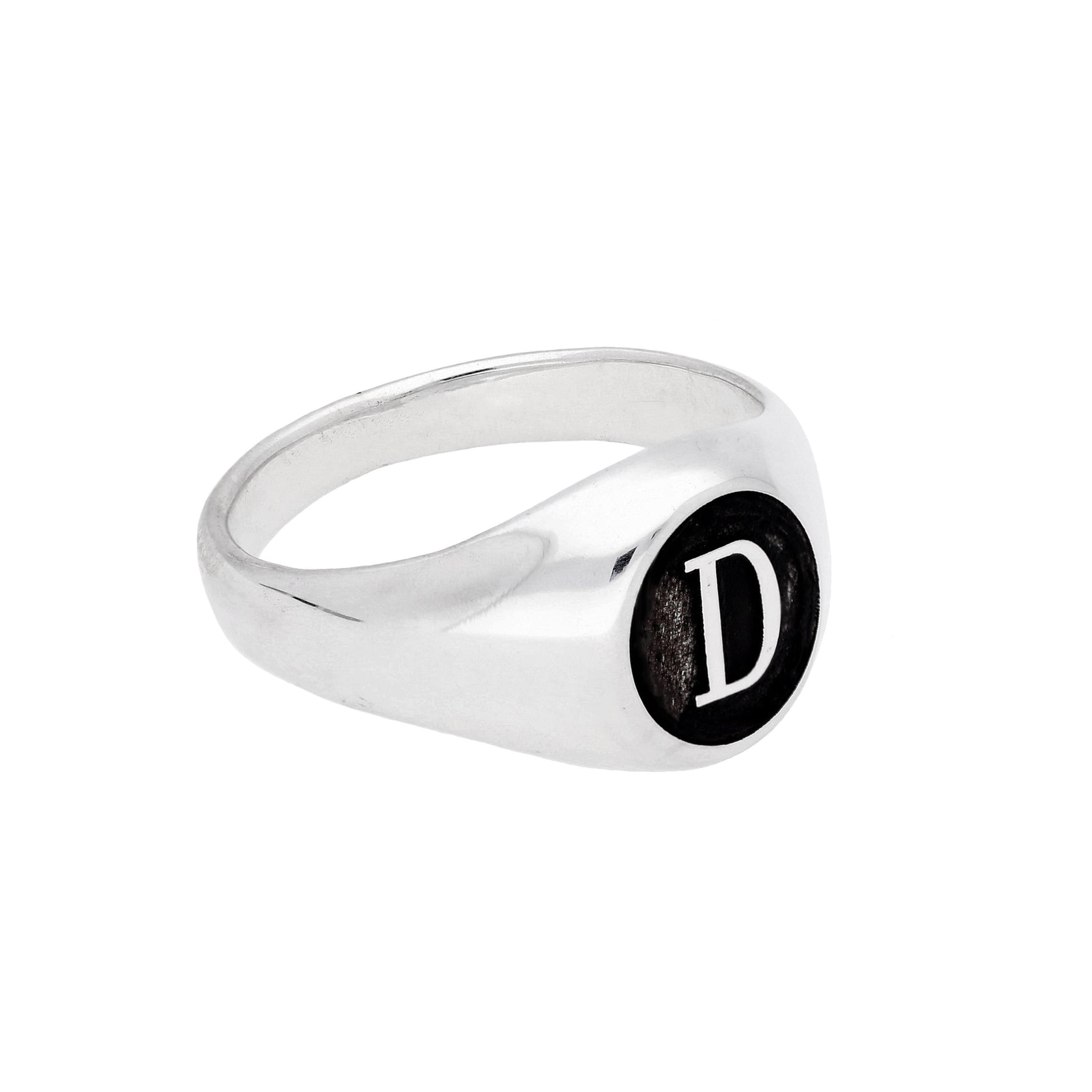 Sterling silver signet ring