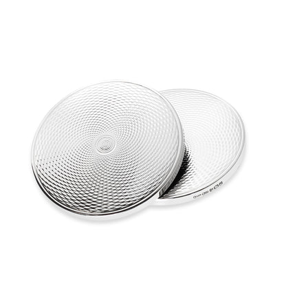 Sterling Silver Set of 2 Drinks Coasters