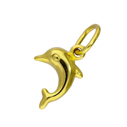 9ct Gold Jumping Dolphin Charm
