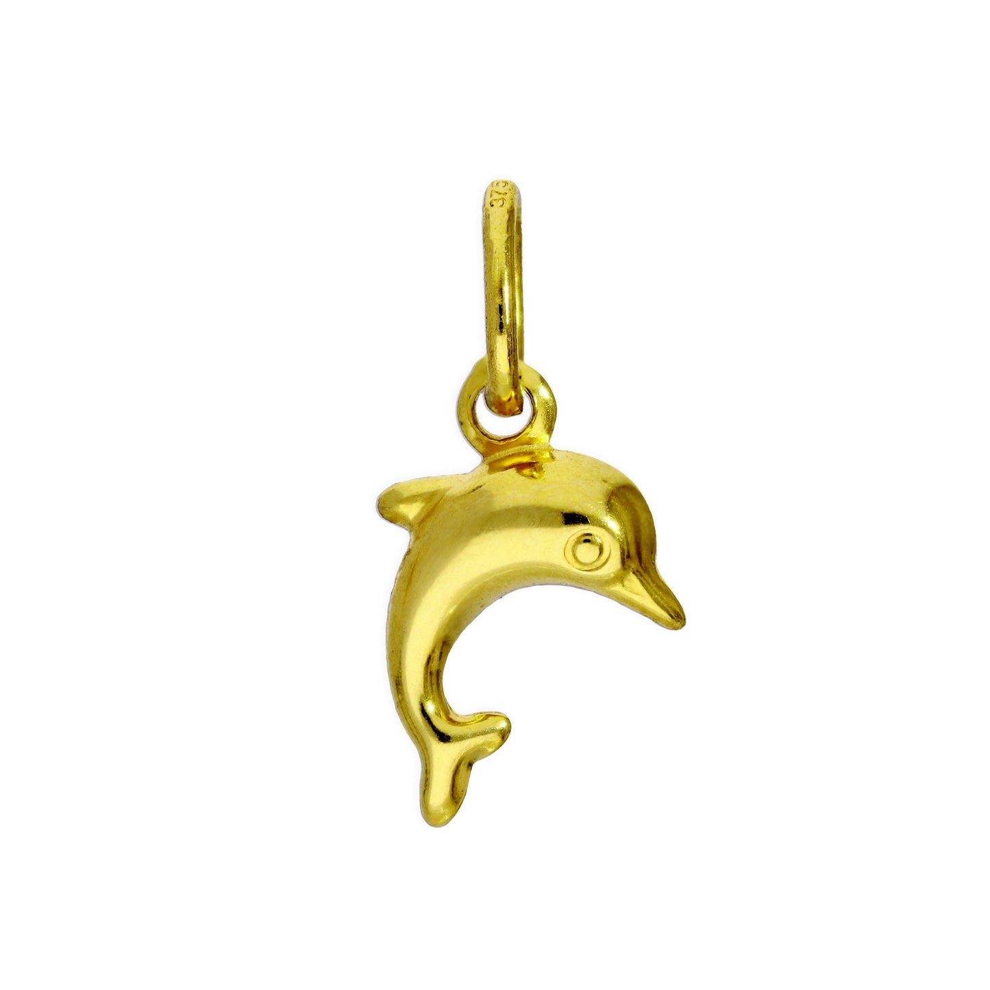 9ct Gold Jumping Dolphin Charm