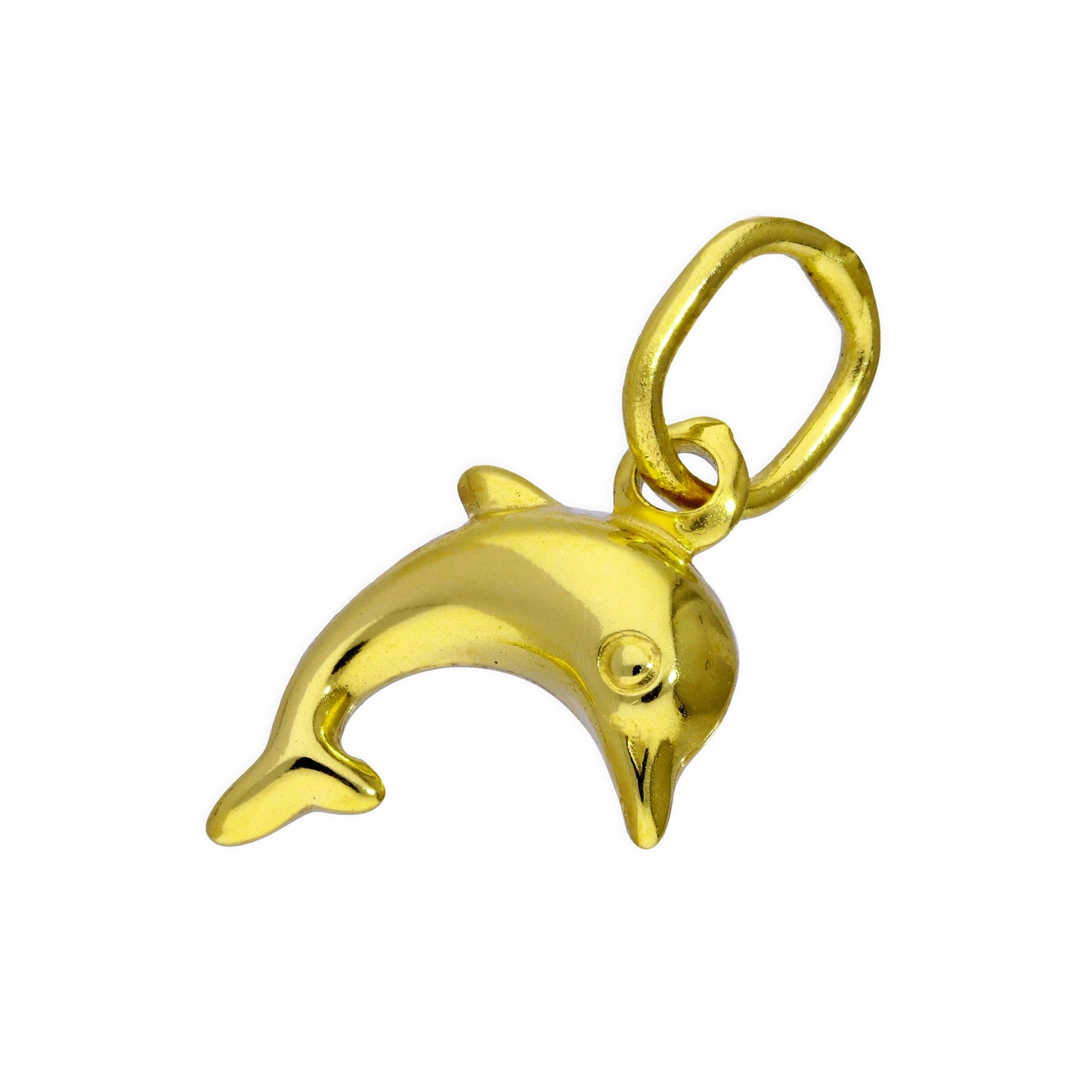 9ct Gold Jumping Dolphin Charm