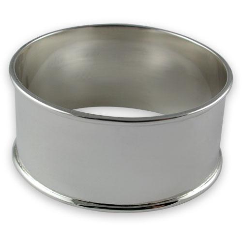 Sterling Silver Plain Round Napkin Ring