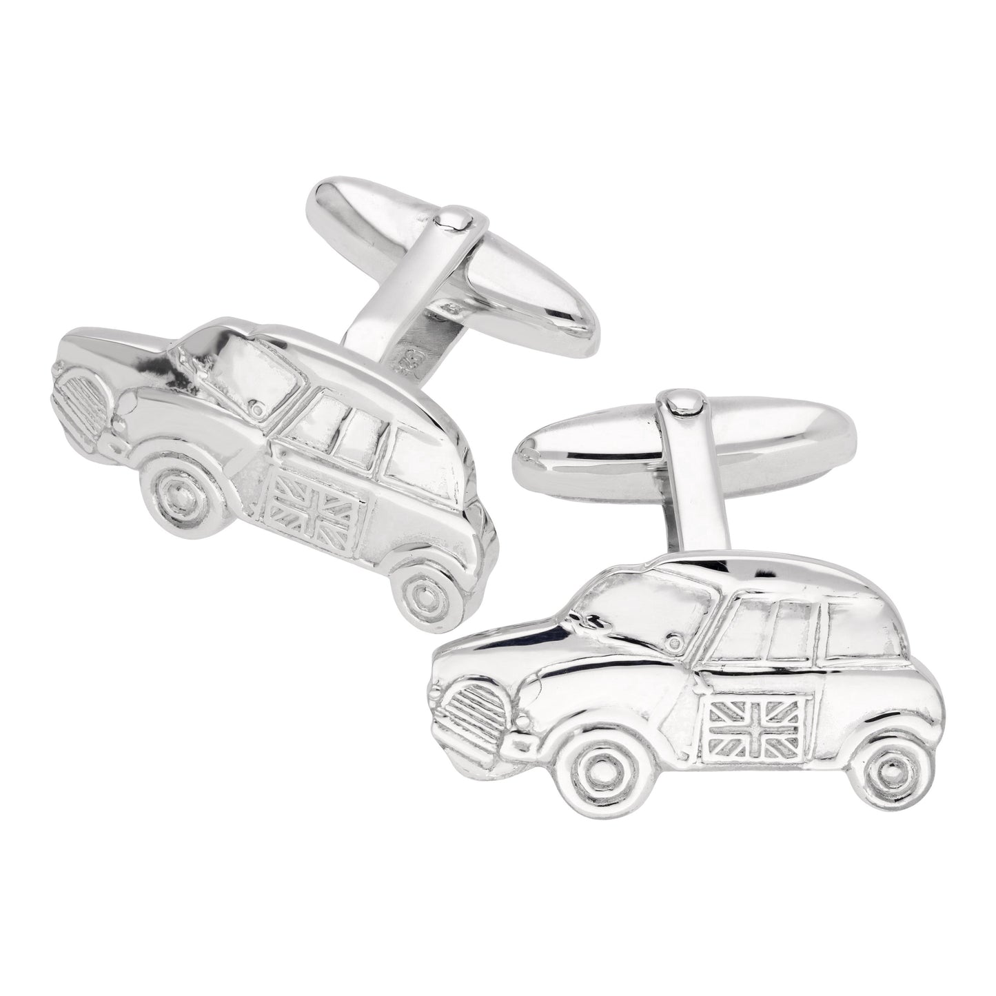 Sterling Silver Mini Car Cufflinks
