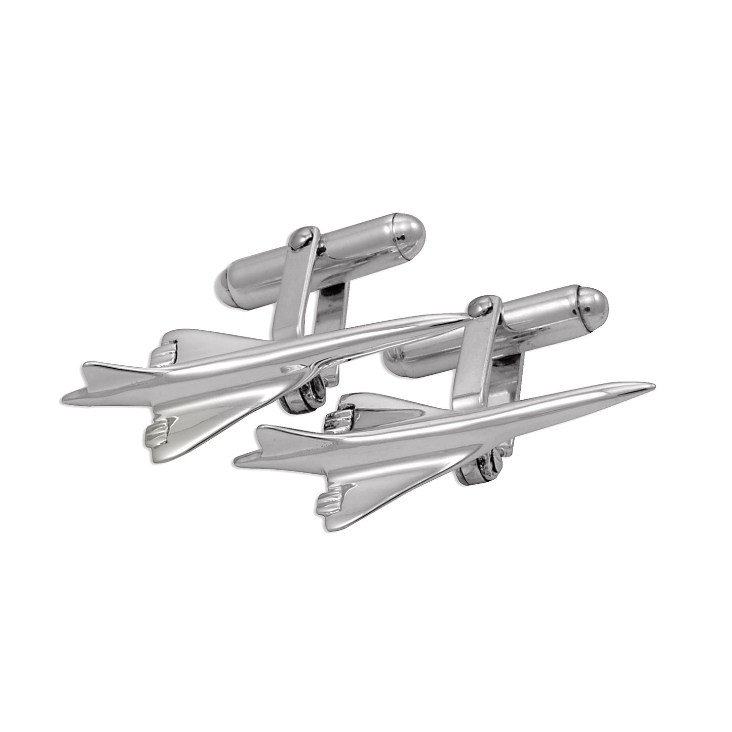 Sterling Silver Concorde Cufflinks