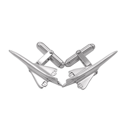 Sterling Silver Concorde Cufflinks