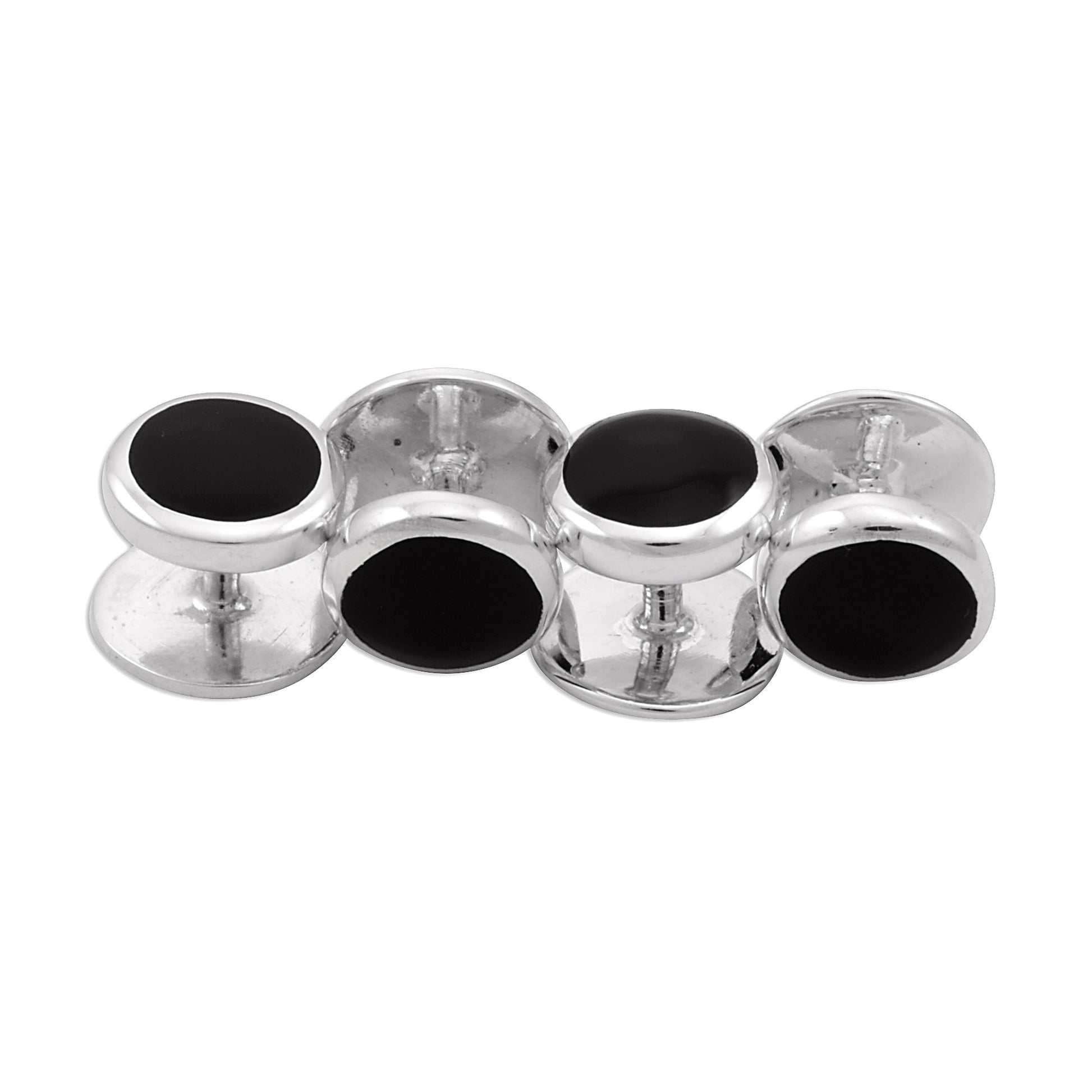 sterling silver dress shirt studs Turnbull & Asser Reversible Sterling Silver Dress Studs