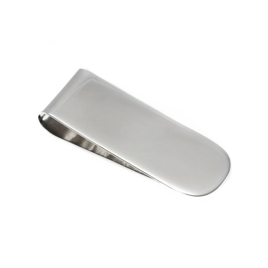 Sterling Silver Plain Wide Money Clip