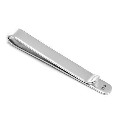 Sterling Silver & Sapphire Gemstone Tie Slide