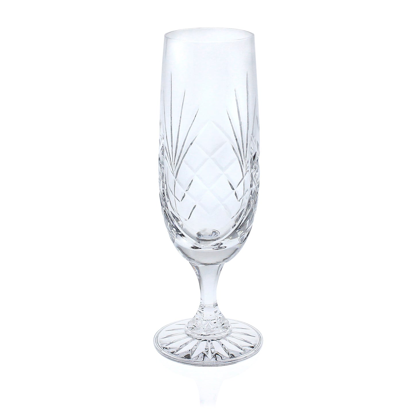 Single Engravable Glass Champagne Flute