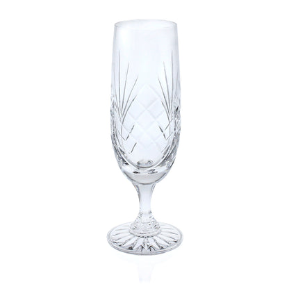Single Engravable Glass Champagne Flute