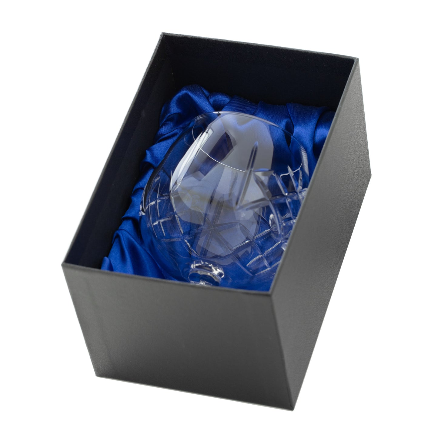Large Hand Cut Crystal Engravable Brandy Glass