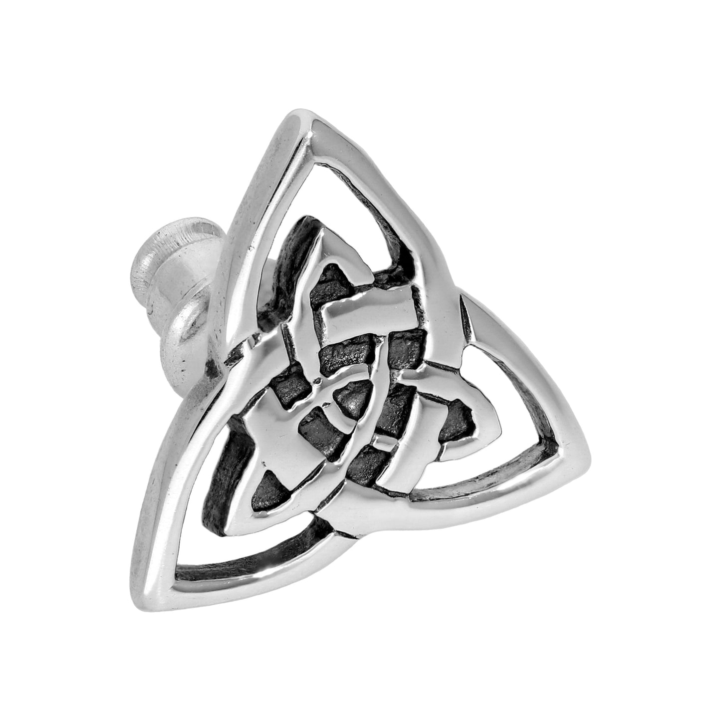 Sterling Silver Celtic Triquetra Tie Tack