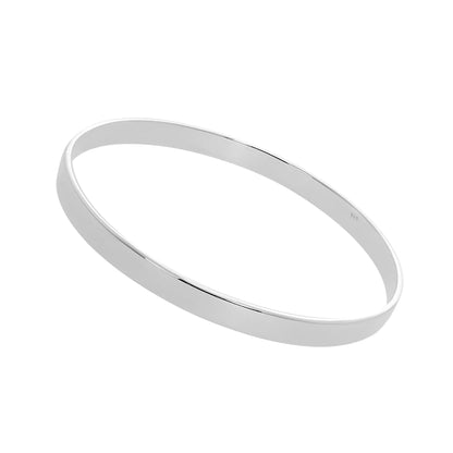 Sterling Silver Engravable 67mm Bangle