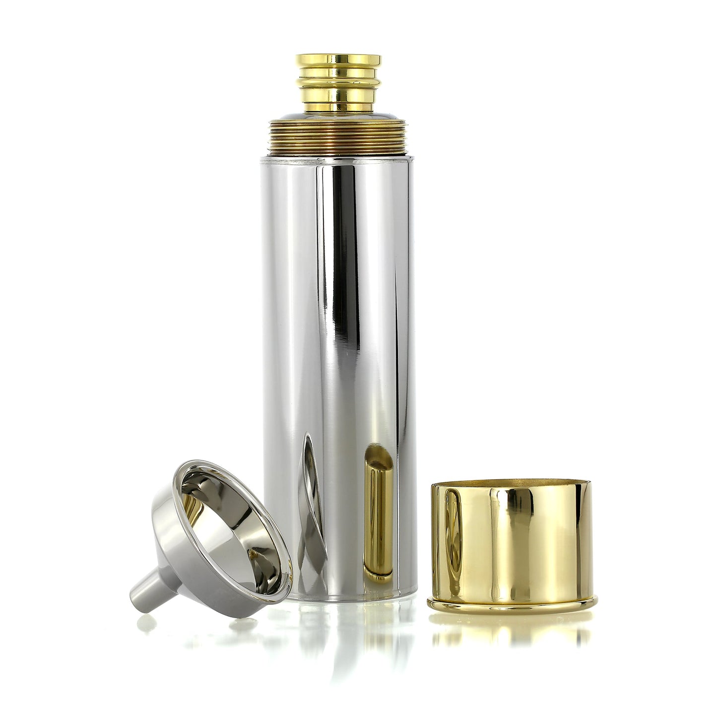 Engravable Stainless Steel Shot Gun Cartridge 3 oz Hip Flask