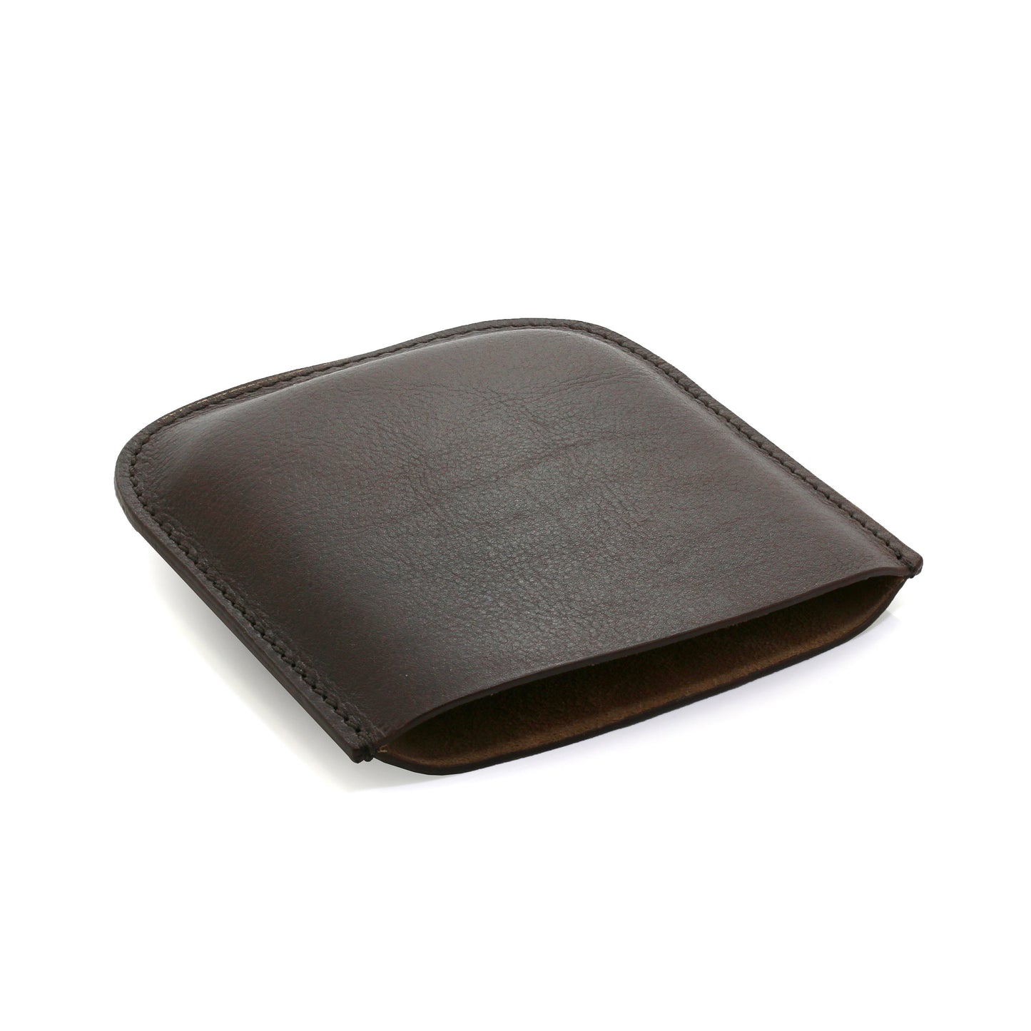 Genuine Brown Leather Hip Flask Pouch