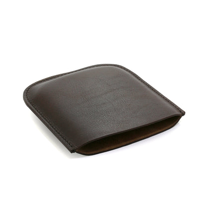 Sayers London 6oz Pewter Engravable Hip Flask & Leather Pouch