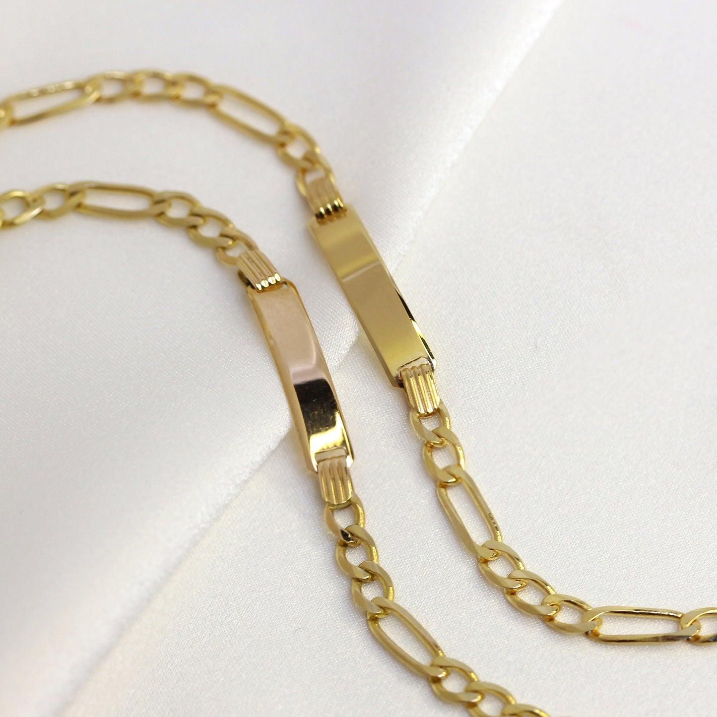 9ct Gold Heavy Curb Gents ID Plate Bracelet 7 & 8 Inches