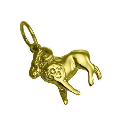 9ct Gold Large Zodiac Sign Charms