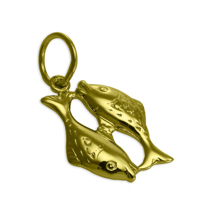 9ct Gold Large Zodiac Sign Charms