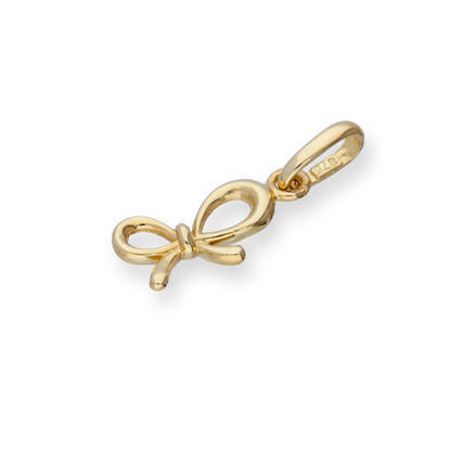 9ct Gold Ribbon Bow Charm