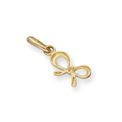 9ct Gold Ribbon Bow Charm